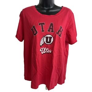 Utah Utes Shirt Mens Large NCAA Football‎ Basketball Venley Tee College